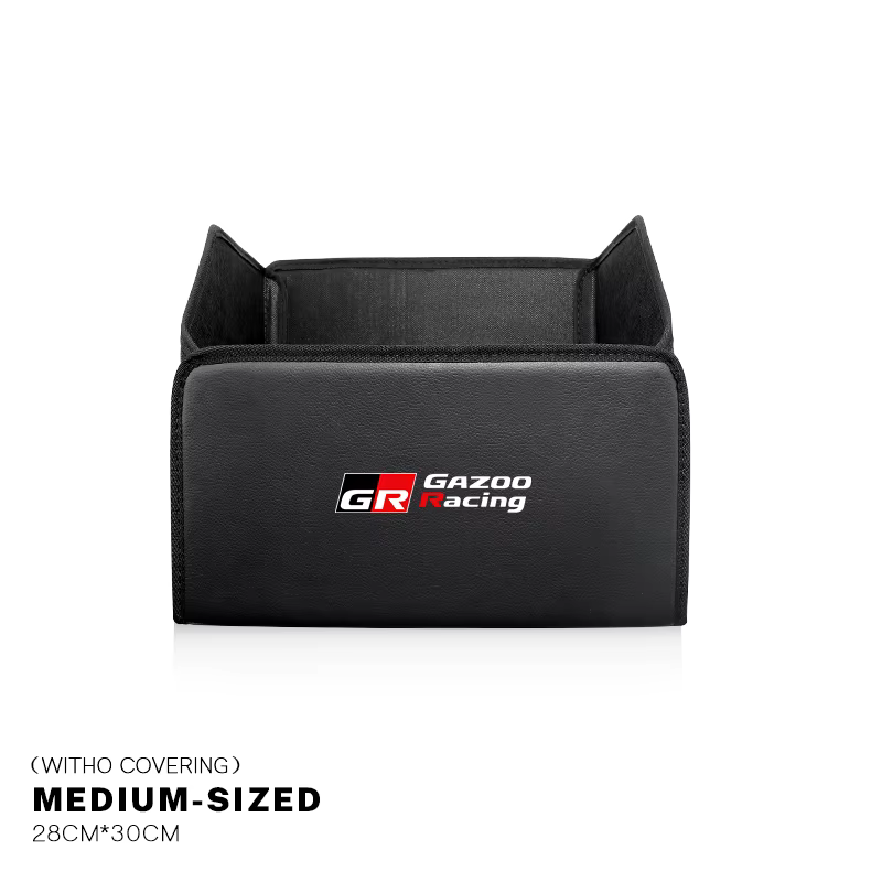 Boîte de rangement en cuir pour coffre de voiture, SunOfficiEvaluBag pour Toyota 86, Mirai, Supra, P