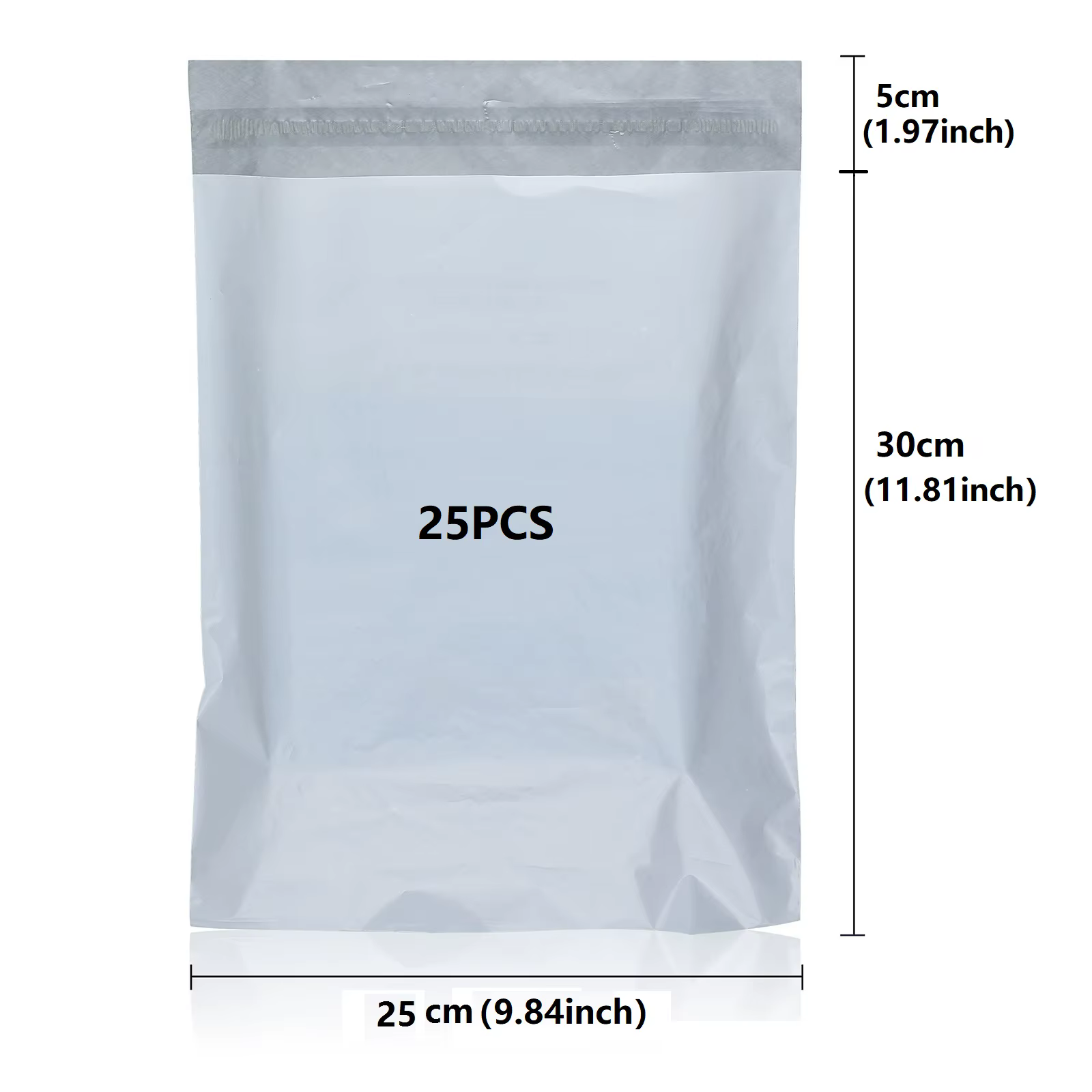 Sacs d'expédition Opaque PE plastique Express enveloppe stockage couleur blanche sacs d'expédition a