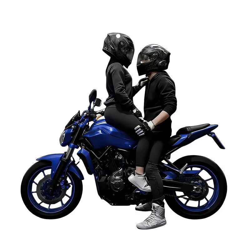 Nouveau porte-clés pendentif 2D en acrylique plat pour moto, accessoire de sac à dos, bijou décorati