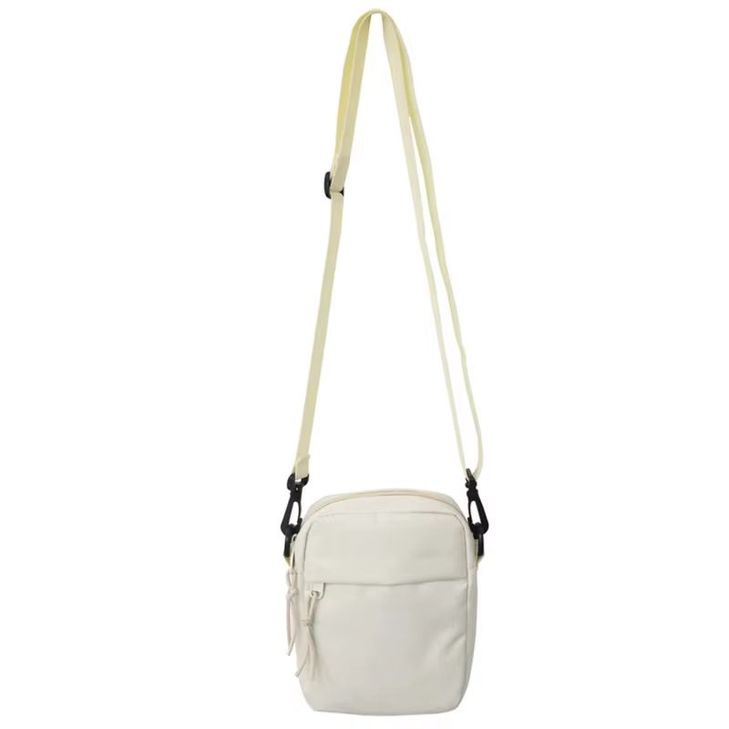 Sacs à bandoulière pour hommes décontracté toile petite fermeture éclair pochette à bandoulière Simp