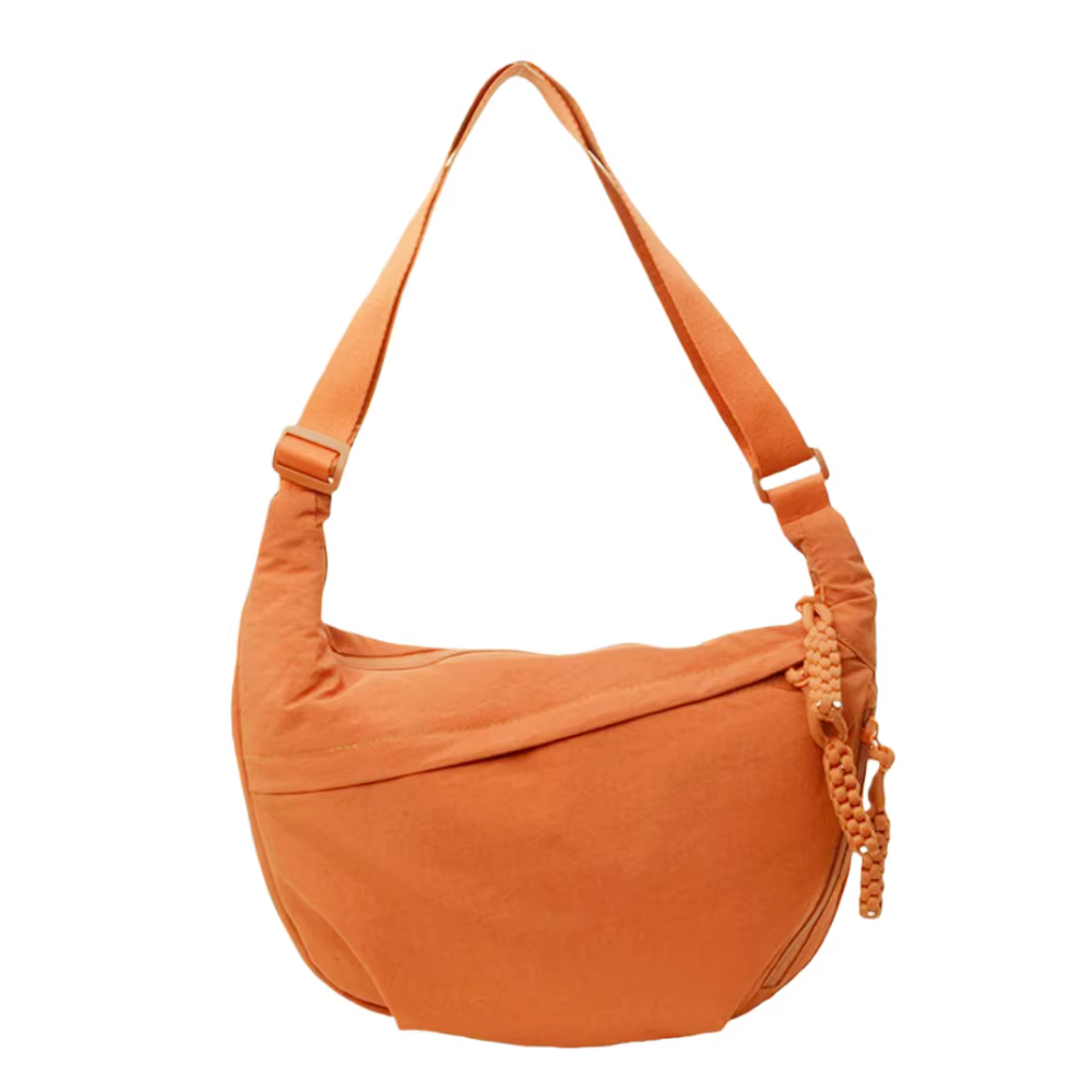 Nouveaux sacs bandoulière en toile, style coréen simplifié, légers, couleur unie, grande capacité, s