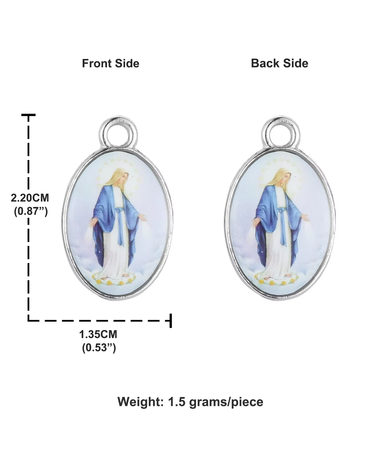Pendentifs icône chrétienne, 20 pièces, l'archange saint Michael miséricorde divine jésus, breloque 
