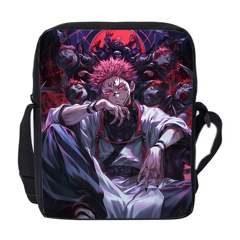 Sac à bandoulière Anime Jujutsu Kaisen, sac messager japonais, sacs à main pour femmes, sacs bandoul