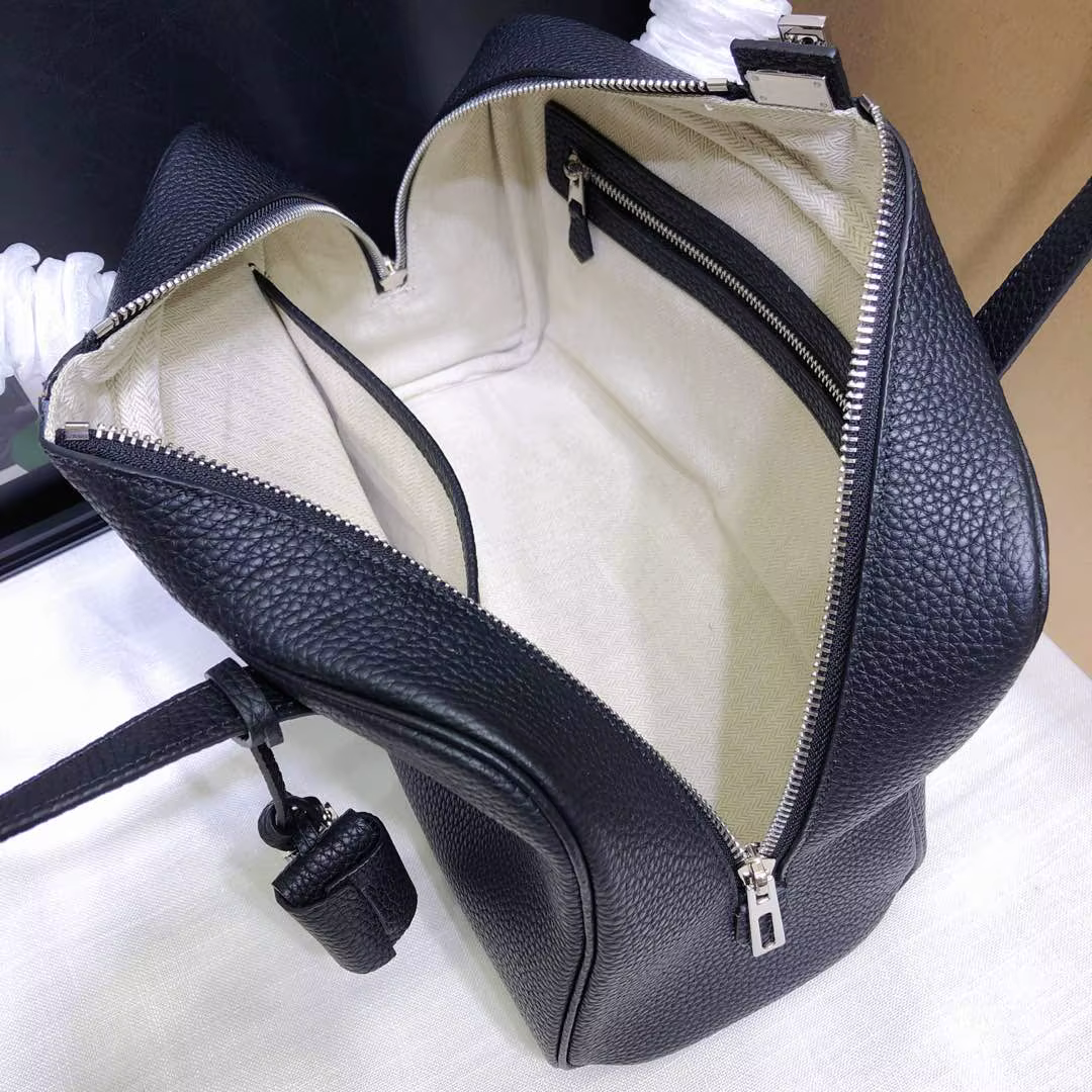 Sac bowling en cuir véritable pour femme, sac à main en cuir de vachette pleine fleur, sac à poignée