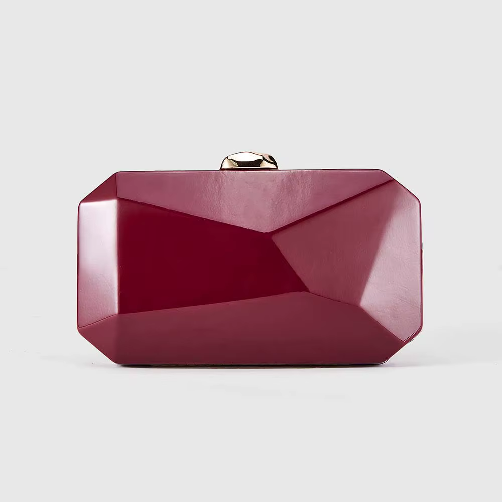 Pochette en PU en forme de rose, cadeau de saint-valentin, sac de dîner messager