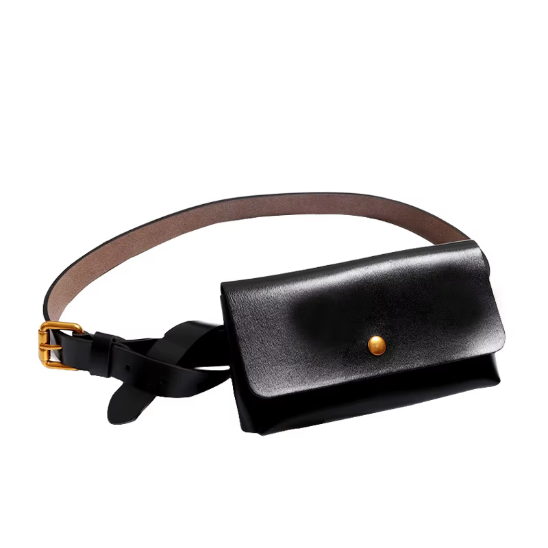 Nouvelle Sacoche de Ceinture en Cuir Véritable pour Femme – Sac Poitrine de Luxe d'Été, Sac à Main M