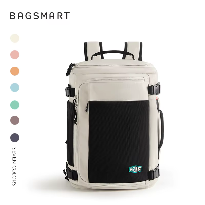 BAGSMART Sac à dos de voyage pour hommes et femmes avec compartiment à chaussures Sac à dos de compr