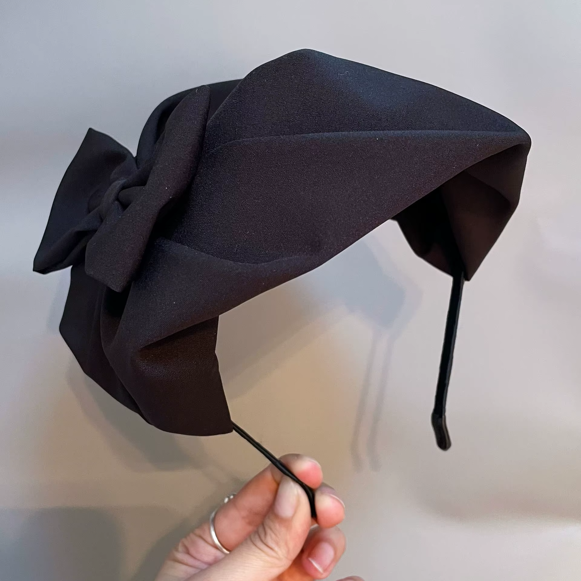 Chapeau haut de forme noir élégant pour femme, accessoires pour cheveux rétro, vêtements de sauna de