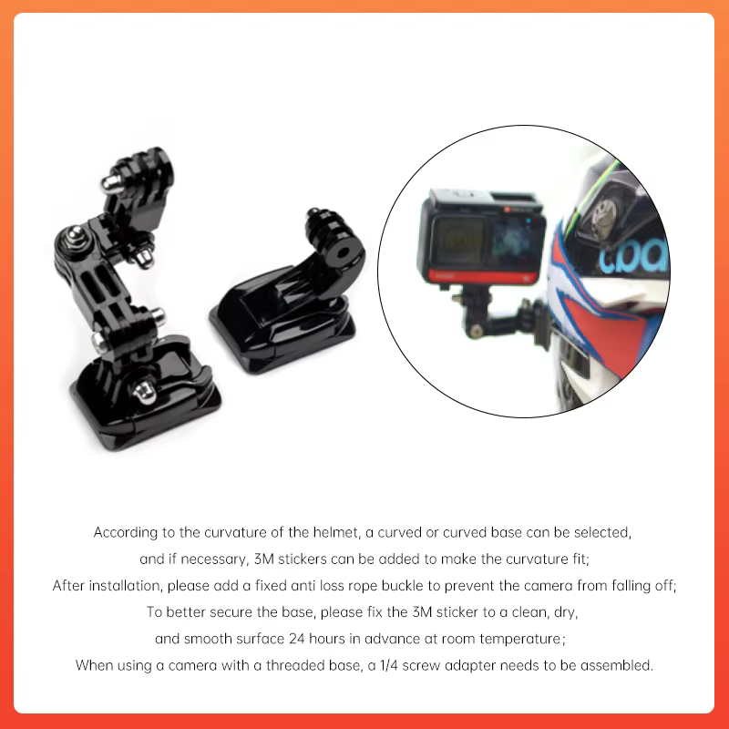 Accessoires officiels Insta360 - Collection de kits de moto, accessoires pour casques, support de po