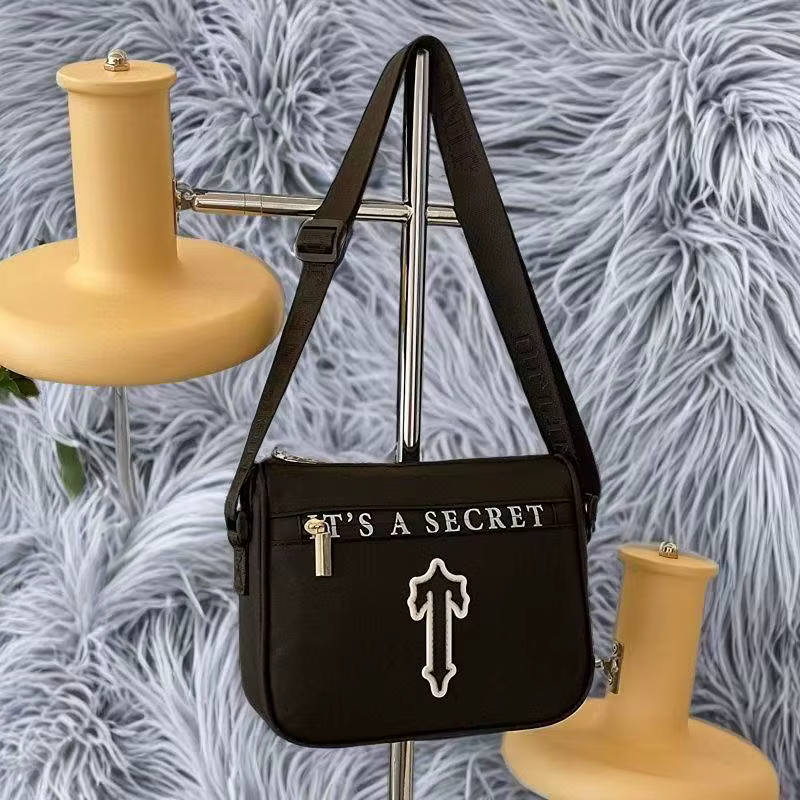 Sac bandoulière tendance européen et américain pour hommes et femmes, haute valeur esthétique, sac n