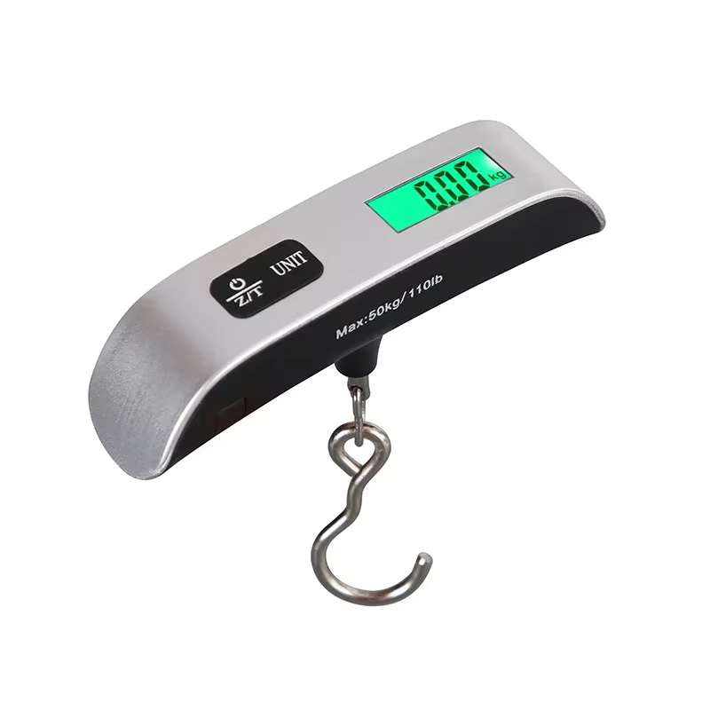 Balance de pesée portable électronique pour bagages avec écran LCD numérique 110 lb/50 kg, idéale po