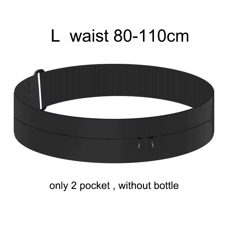 Ceinture de course avec porte-bouteille, sac banane de sport pour femme, pochette téléphone pour hom