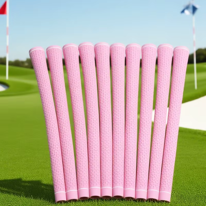 Poignées de golf pour femmes, poignées pour fers et bois de golf, poignées de golf en coton rose, po