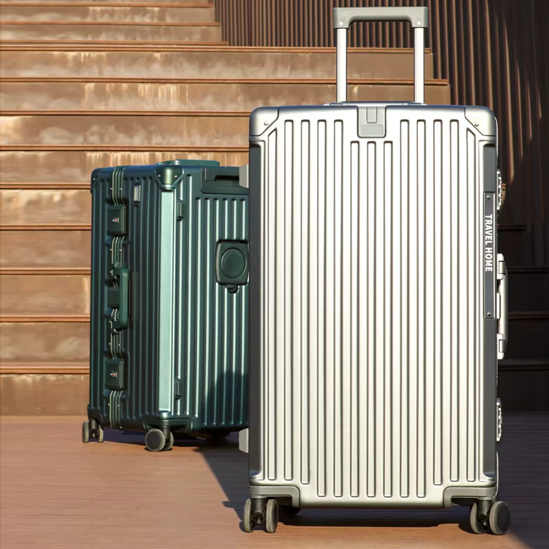 Valise extra large de 26 à 32 pouces, bagage de voyage multifonctionnel, valise à cadre en aluminium