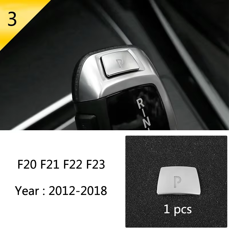 Accessoires pour BMW série 1 2 F20 F21 F22 F23, changement de vitesse intérieur en Fiber de carbone,