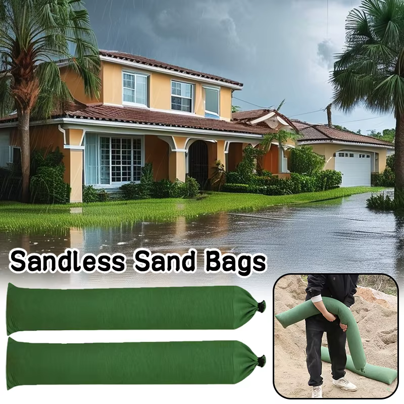 Sacs de sable sans sable, 2 pièces, Anti-inondation, barrières d'inondation activées par l'eau pour 