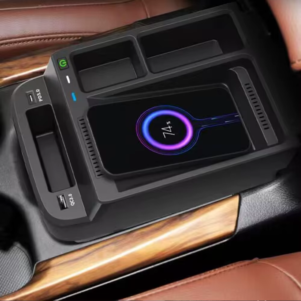 Chargeur de voiture sans fil pour Honda CRV 2017-2021, support de téléphone portable, accessoires de