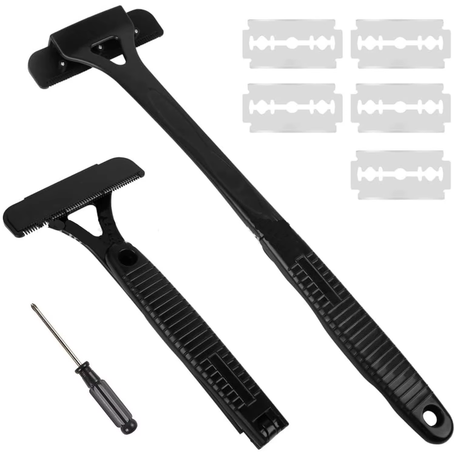 Rasoir arrière pour hommes, rasoir pour le corps, manche long de sécurité, tondeuse pliable, élimina