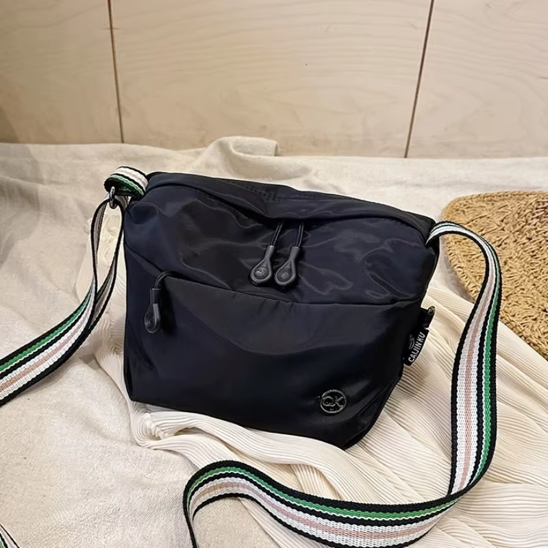 Sac à bandoulière en Nylon ultra-léger pour femmes, large sangle réglable, sac léger pour femmes, sa