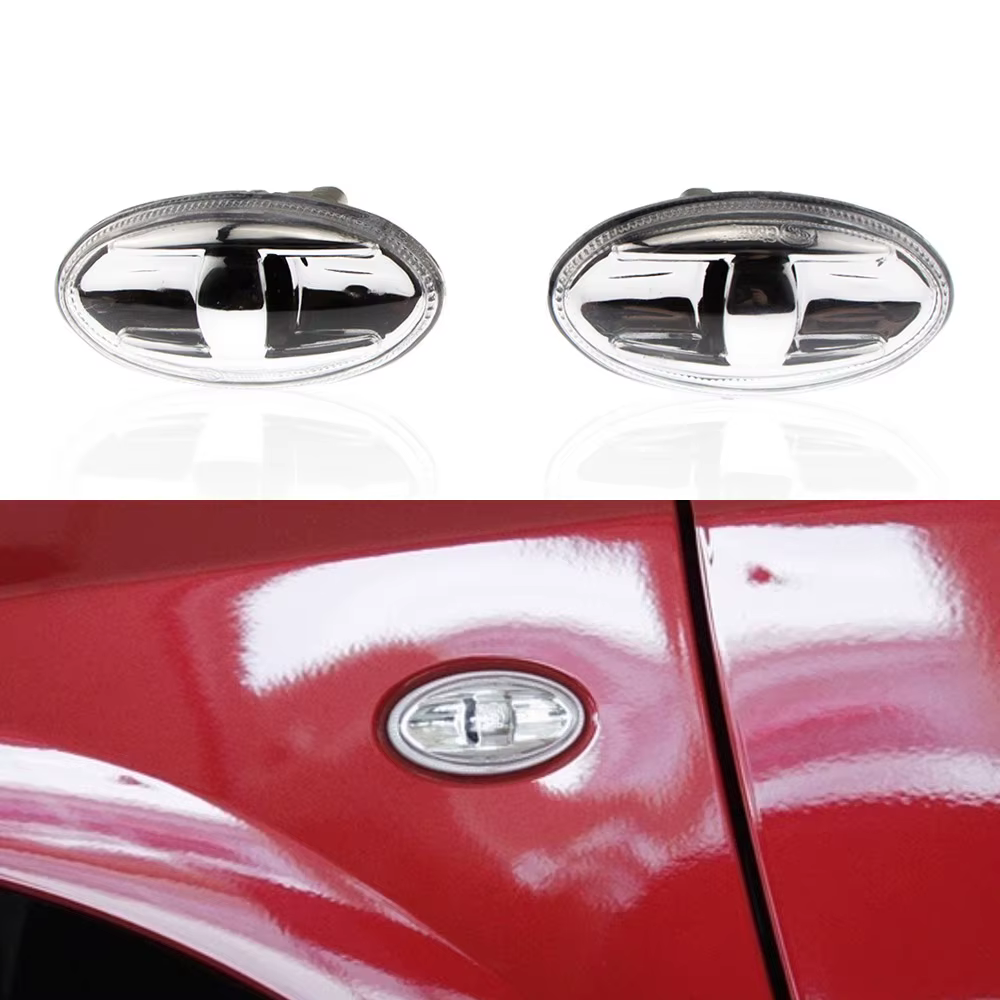 Clignotant de voiture, 2 pièces, feux latéraux de garde-boue pour citroën C2 Elysee Picasso Peugeot 