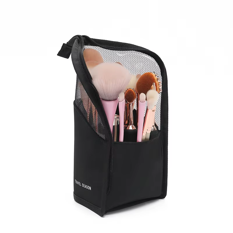 1 Pc support sac cosmétique pour femmes clair fermeture éclair sac de maquillage voyage femme maquil