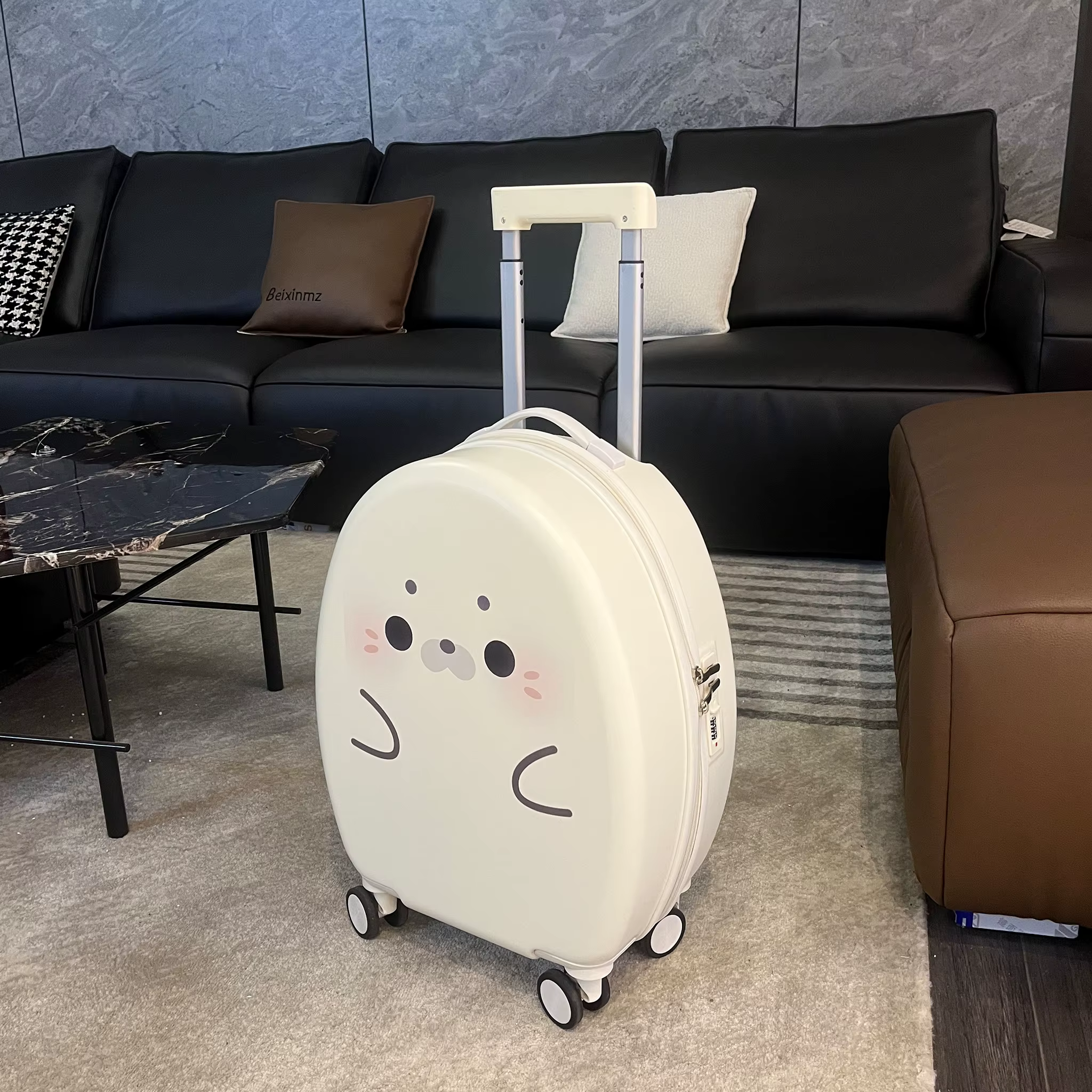 Bagage pour enfants mignon valise de cabine légère de 20 pouces chariot d'étudiant avec valise à ser