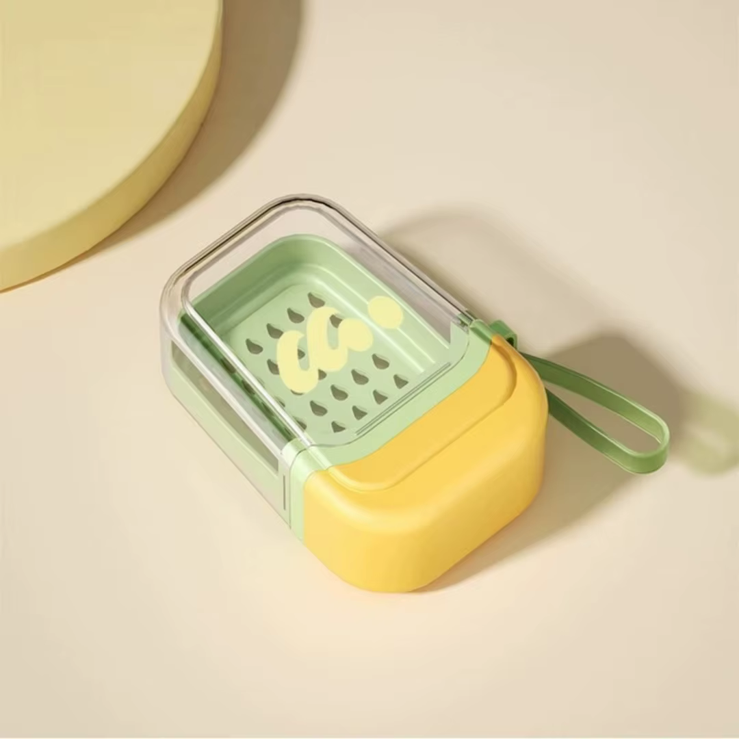 Étui à savon de voyage, conteneur étanche avec couvercle pour les voyages, le camping, la salle de s