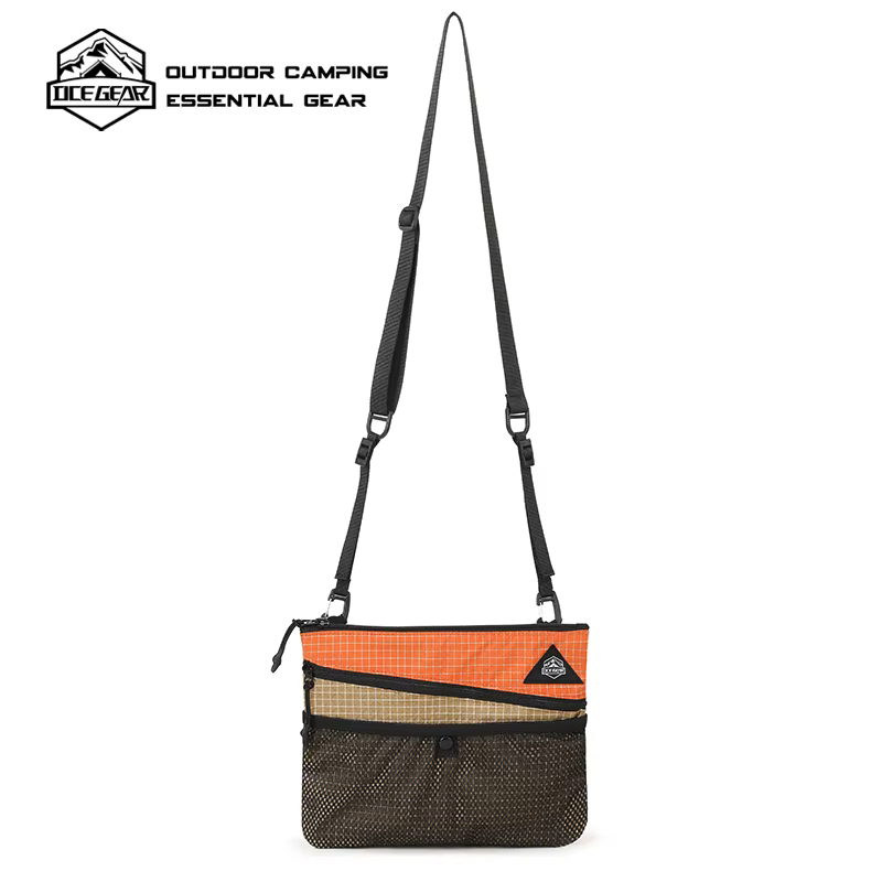 Sac à bandoulière ultraléger imperméable Ripstop, sac de poitrine de voyage de grande capacité, poch