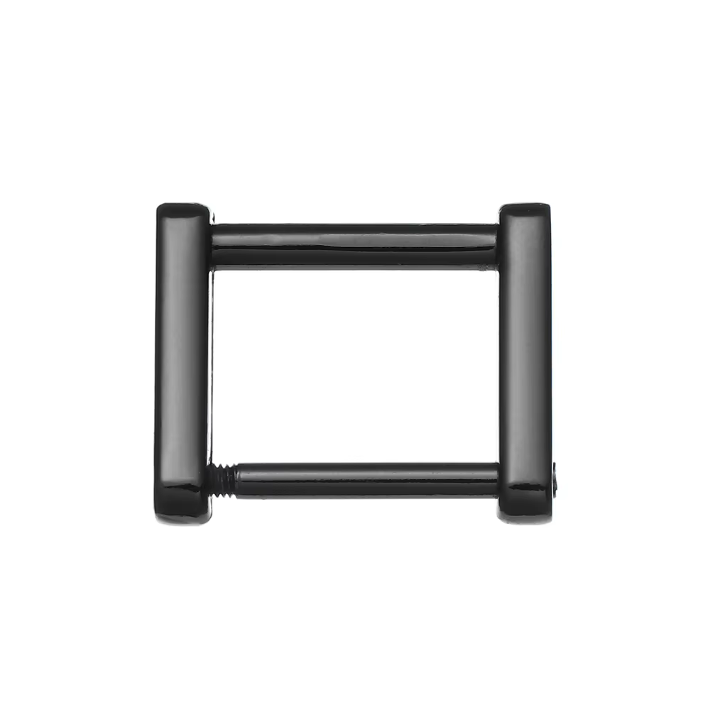 Boucle de sac en métal, anneaux rectangulaires pour l'artisanat du cuir, boucle de sac, fermoir de s