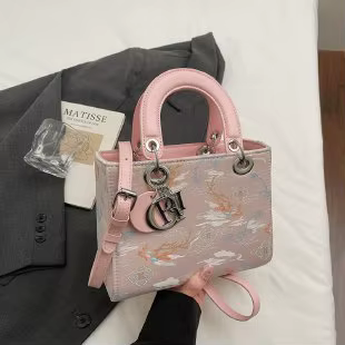Sac à langer classique et élégant, sac fourre-tout en cuir de créateur Paris, sac messager carré uni