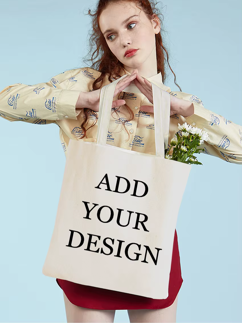Sac fourre-tout personnalisé pour femmes, avec Logo imprimé, personnalisé de vos images, sacs à band