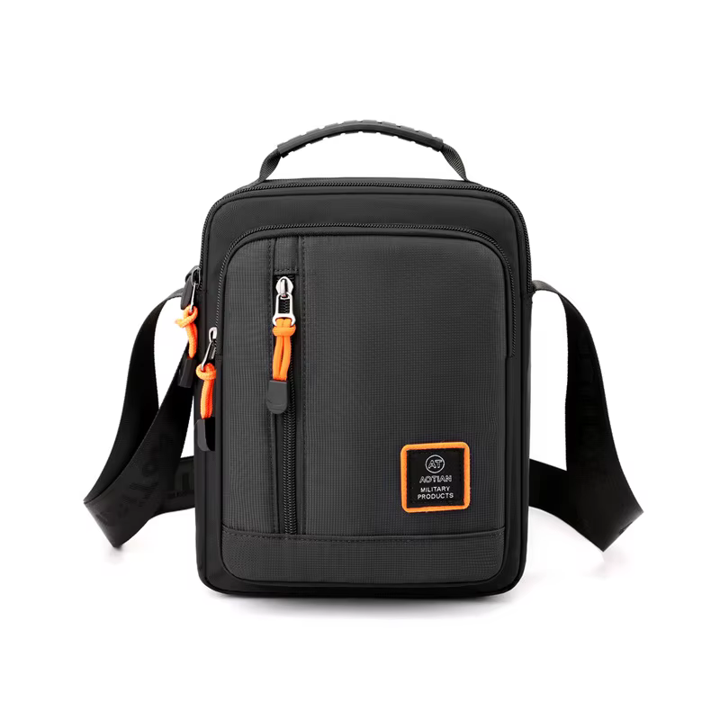 Sac à bandoulière étanche pour hommes, petit sac pour téléphone portable, sacoche carrée de voyage