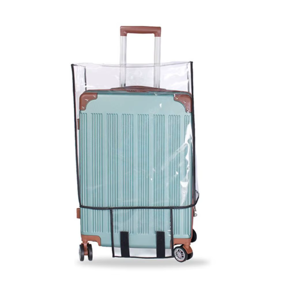 Housse de protection transparente en PVC, imperméable, pour valise, housse de rangement pour bagages