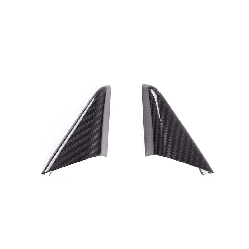 Accessoires d'intérieur de voiture en véritable Fiber de carbone sèche, intérieur de voiture, pilier