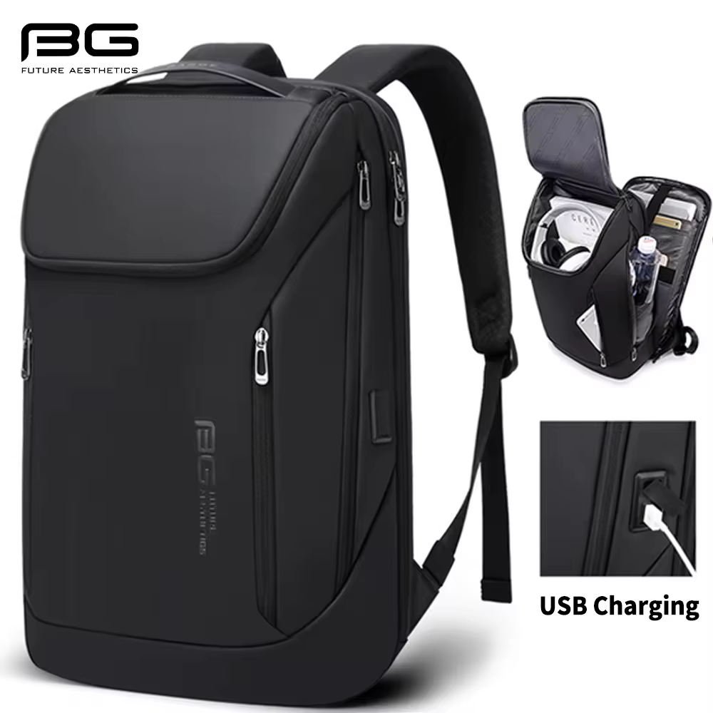BANGE Anti-vol étanche sac à dos pour ordinateur portable 17 sac d'ordinateur voyage affaires randon