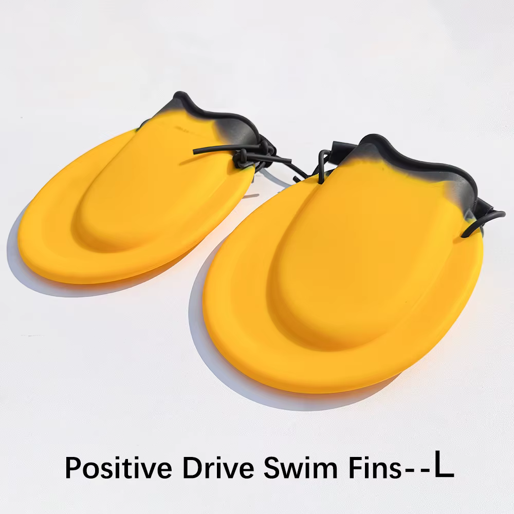 Palmes d'entraînement à la natation pour tous les coups, ajustement ergonomique, sangle de talon rég
