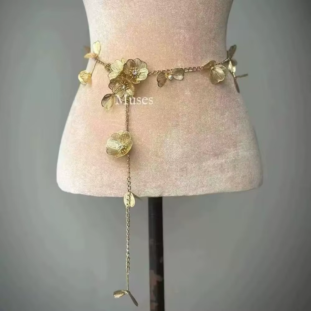 Chaînes de taille en perles pour femmes, élégantes, polyvalentes, style Boho, accessoire de taille, 