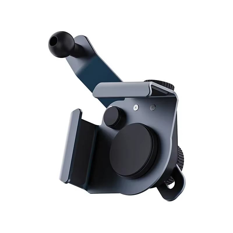 Support de téléphone de voiture en alliage d'aluminium, accessoire de Style fermoir multi-angle régl