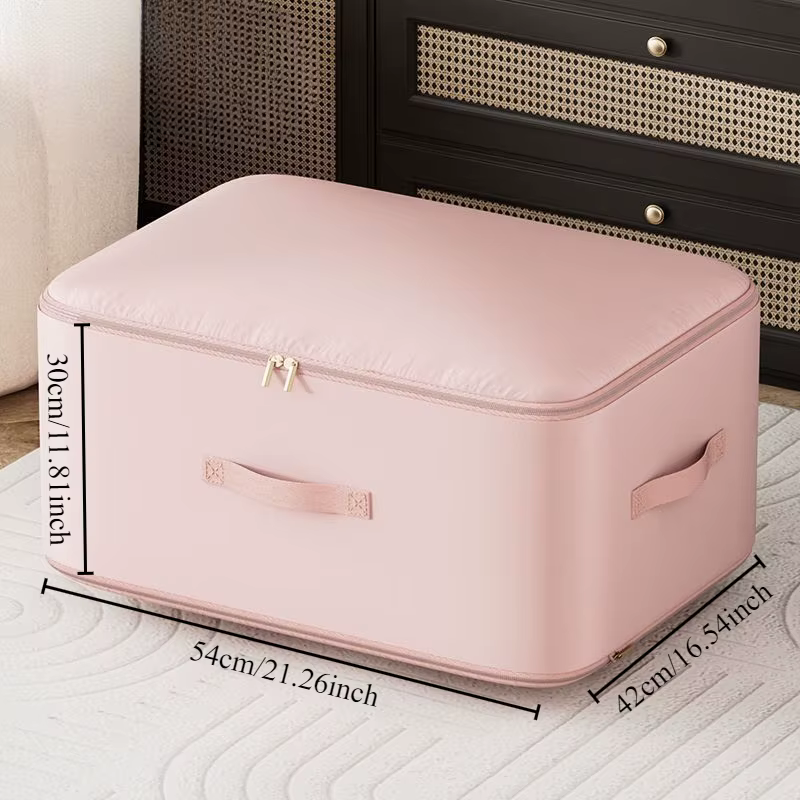 Sac de rangement auto-compressible pour couette, grande capacité, sacs de déménagement auto-compress