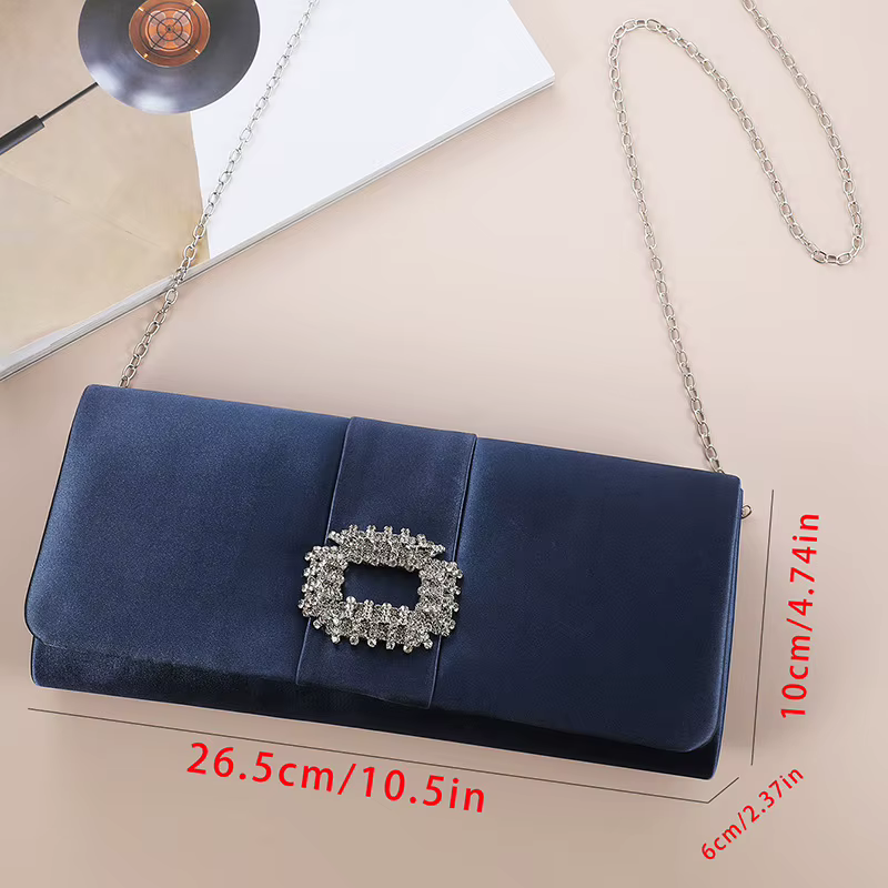 Pochette de Luxe en Velours pour Femme, Sac à Main en Diamants, à la Mode, pour Soirée, 2023