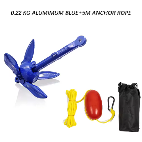 Kits d'ancre de Kayak marin, accessoires d'ancre pliants pour Kayaks de pêche, canoë, Jet Ski, planc