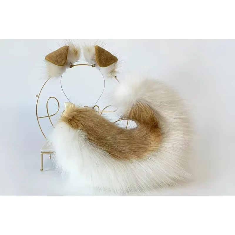 Queue d'oreille de chiot imbibée pour animaux de compagnie, accessoires de cheveux de chien de troup