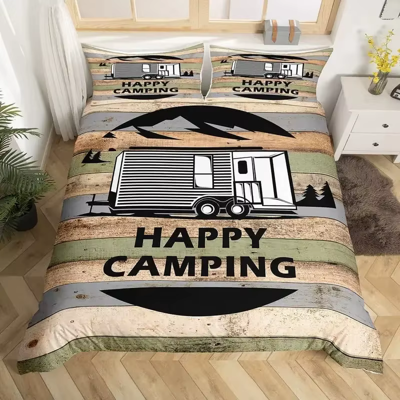 Ensemble de literie pour camping-car, housse de couette pour enfants, ensemble de housse de couette 