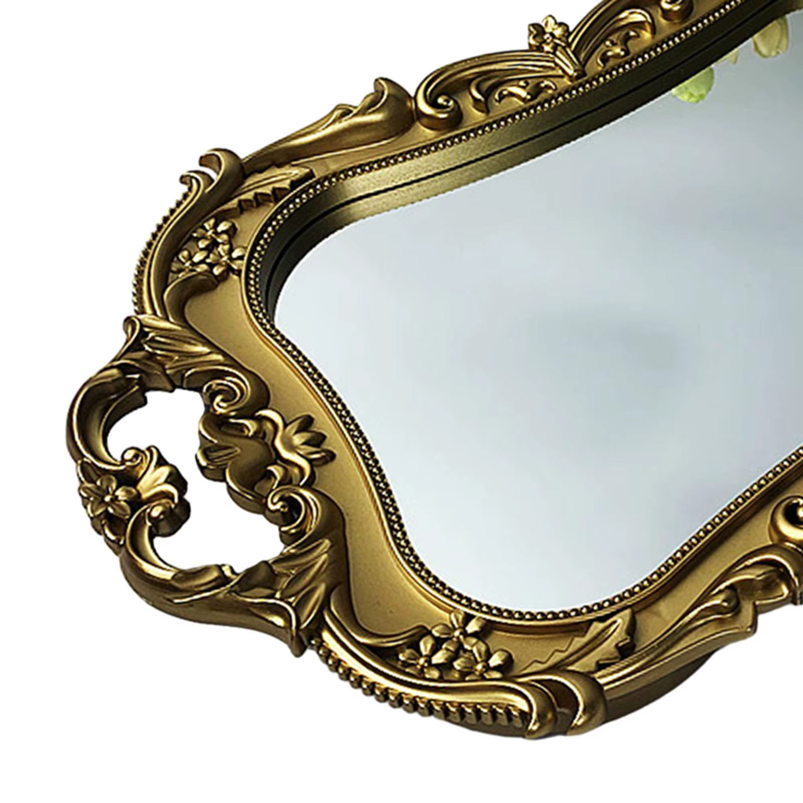 Plateaux décoratifs, plateau de vanité, plateau de salle de bain, plateau de service miroir, plateau