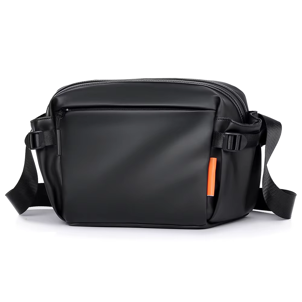Sac à bandoulière étanche pour hommes, sac à bandoulière décontracté de grande capacité, adapté au d