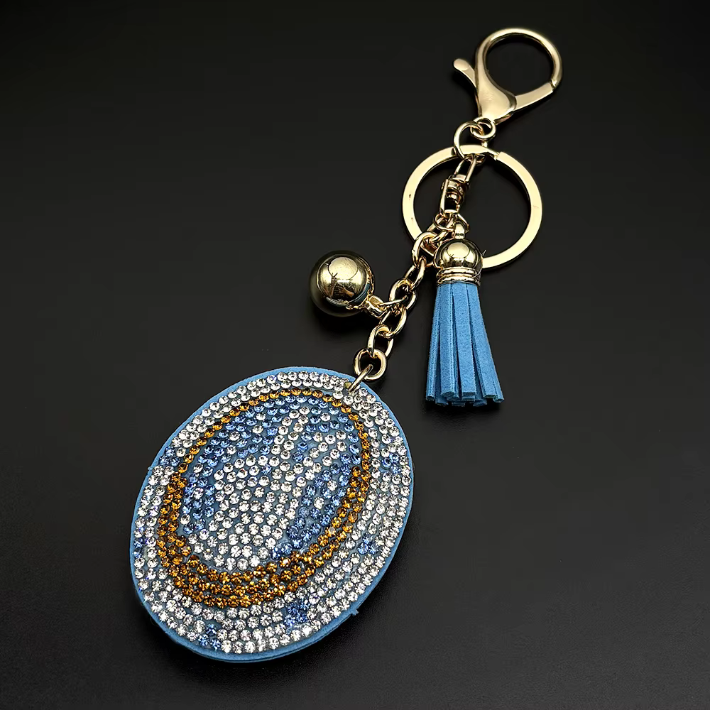 Porte-clés Lapin de Pâques pour Femmes et Hommes, Pendentif Sac de Pâques Printemps, avec Pompon et 