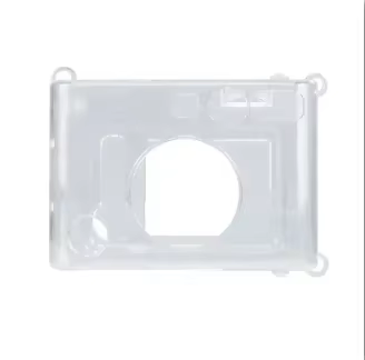 Étui transparent pour appareil photo Fujifilm Instax Mini EVO, coque rigide en cristal avec bandouli