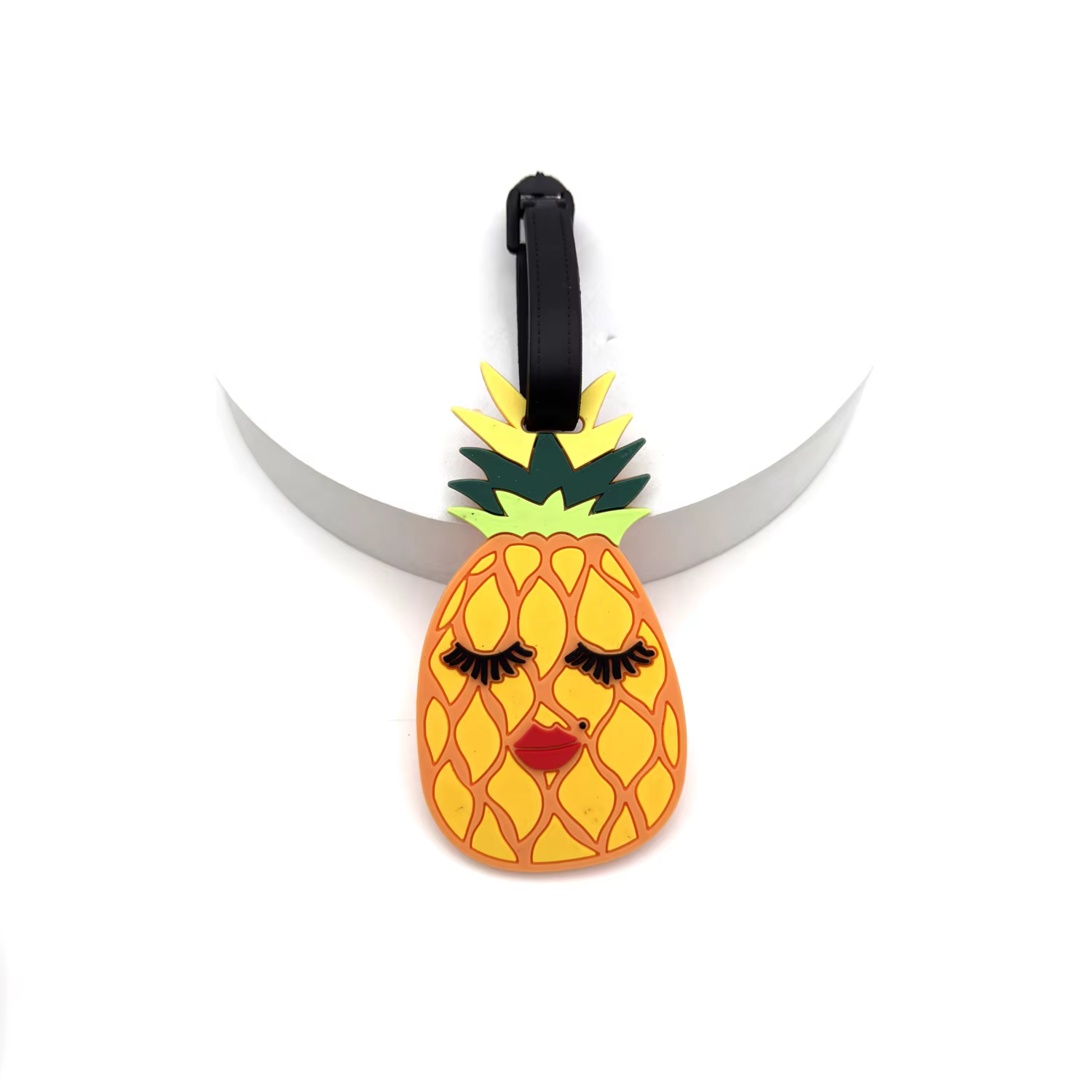 Étiquette de valise ananas mignonne, accessoires de voyage, étiquette de bagage en Gel de silice, su