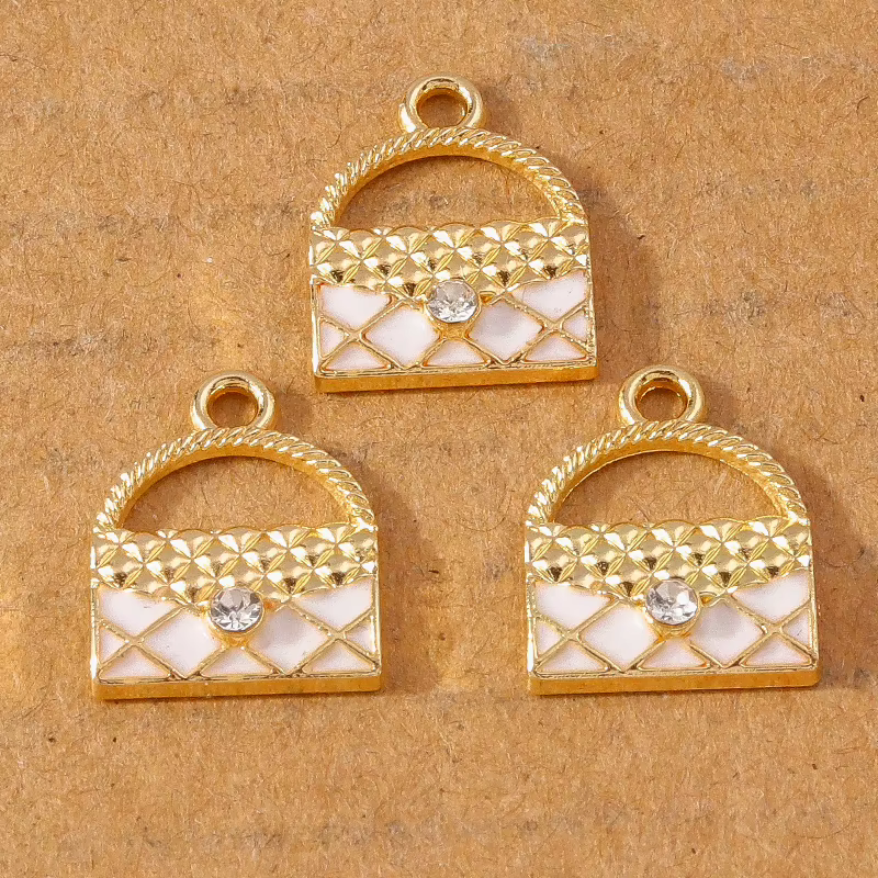 Breloques de sac à main en cristal faites à la main, design de marque de luxe, collier Pmotfor, bouc
