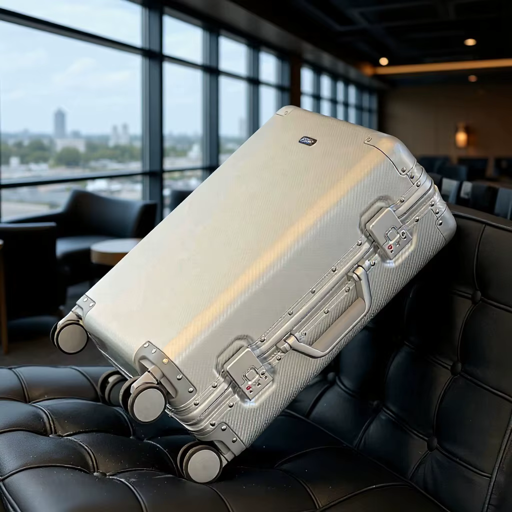 Valise de voyage de haute qualité en alliage d'aluminium-magnésium 100%, taille 20/24/26/28, valise